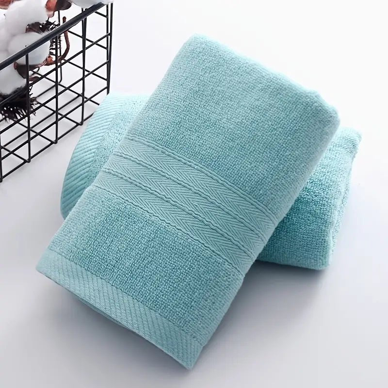 1 Cotton Absorbent Towel, Soft and Breathable, 4 Colors - AriaCo.
