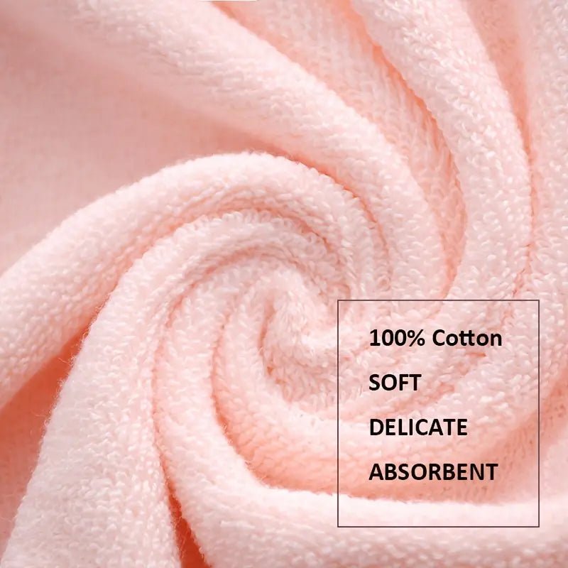 1 Cotton Absorbent Towel, Soft and Breathable, 4 Colors - AriaCo.