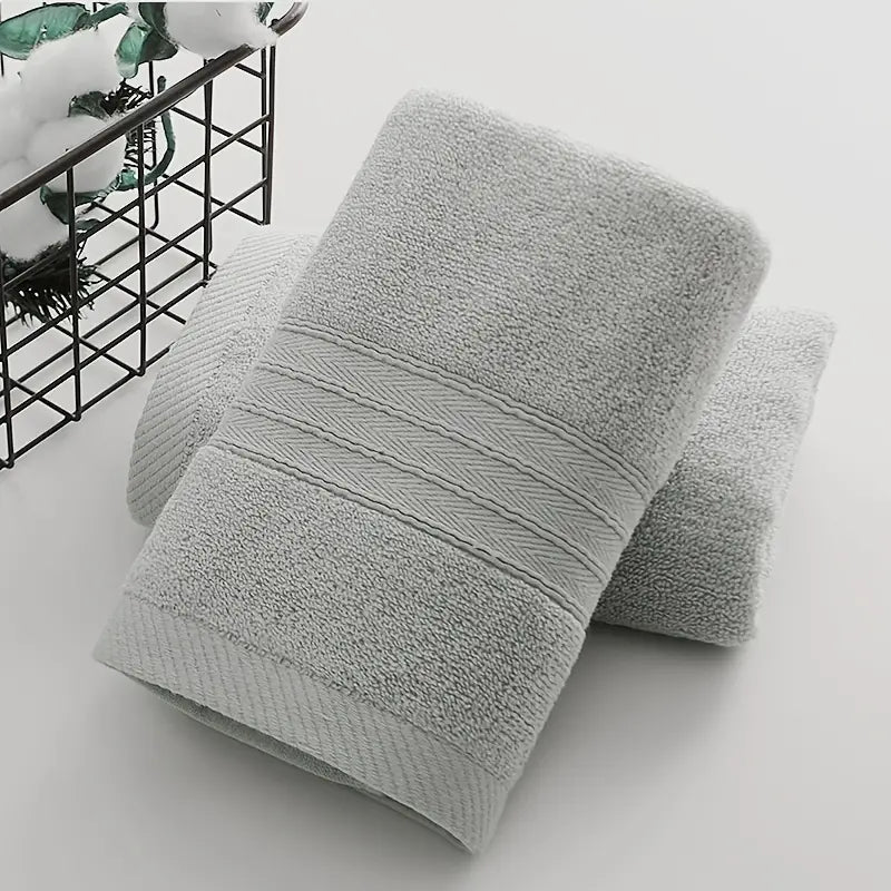 1 Cotton Absorbent Towel, Soft and Breathable, 4 Colors - AriaCo.