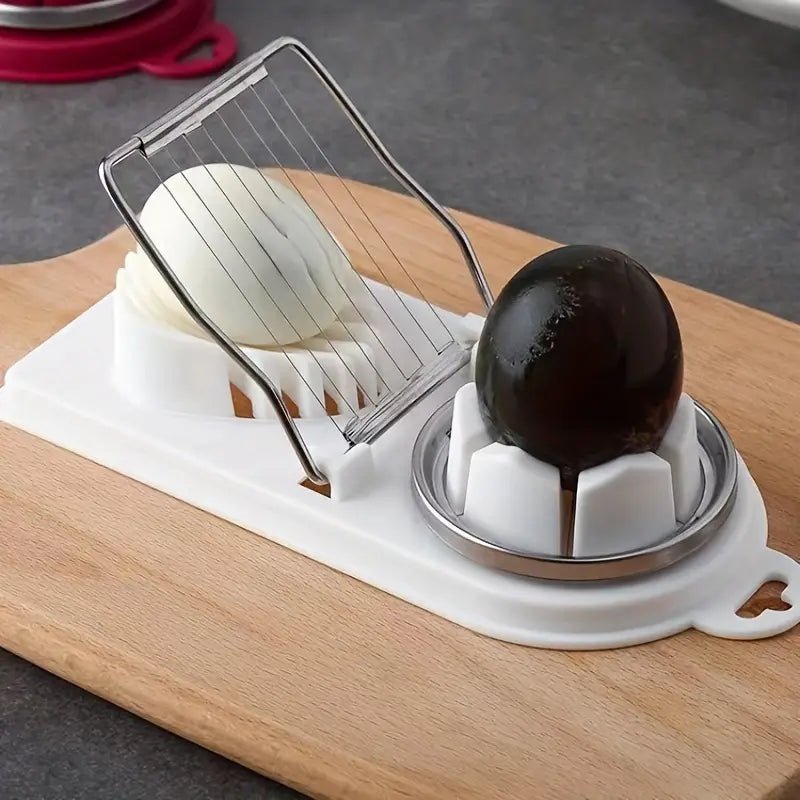 1 - Piece Stainless Steel Egg Cutter and Divider Tool - AriaCo.