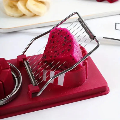 1 - Piece Stainless Steel Egg Cutter and Divider Tool - AriaCo.