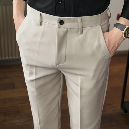 Men's Spring Autumn Loose Fit Casual Trousers
