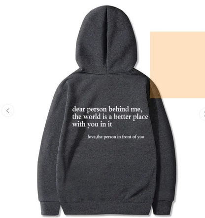 Dear Person Behind Me, Hoodie