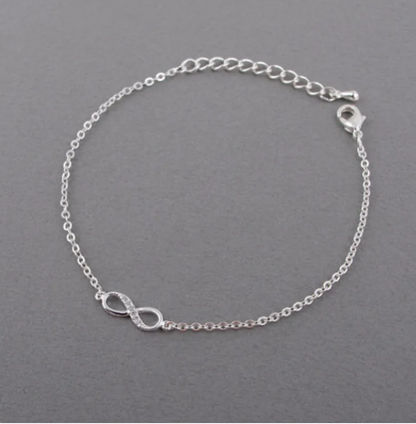 Eight point diamond collar clavicle chain bracelet