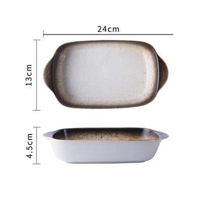 Cheese Baked Rice Baking Bowl Plate