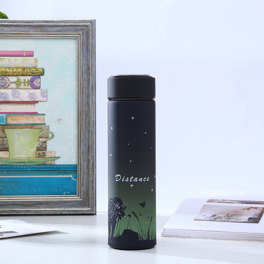 Stainless Steel Insulated Water Bottle with Cartoon Design
