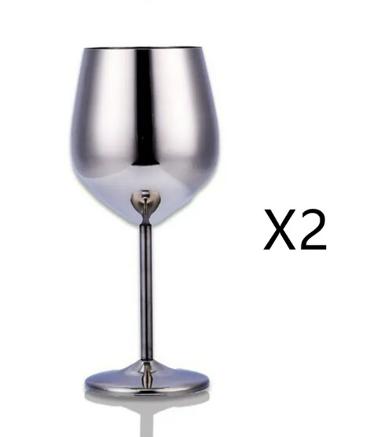 Stainless Steel Wine Glass