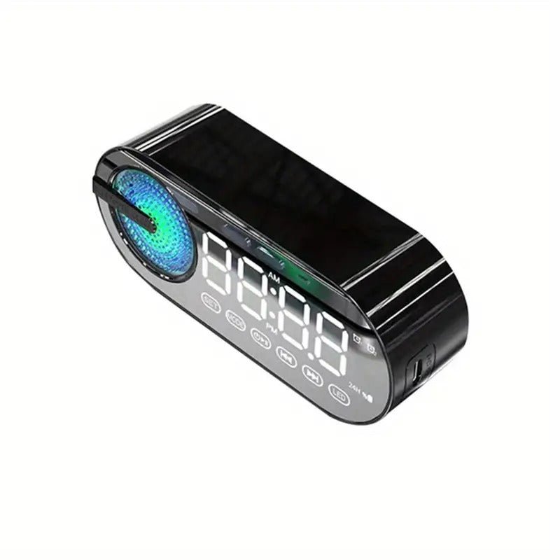 Bluetooth Alarm Clock Speaker with FM Subwoofer Portable - AriaCo.