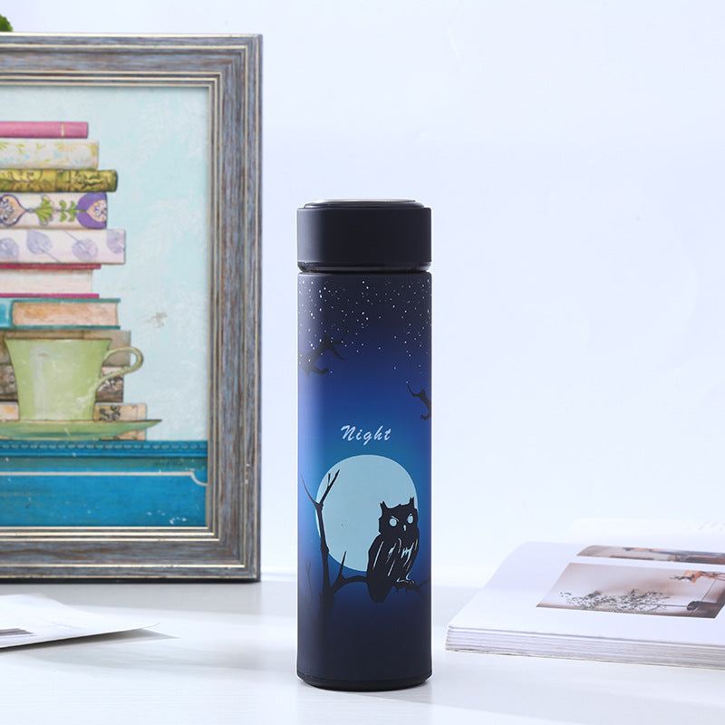 Stainless Steel Insulated Water Bottle with Cartoon Design