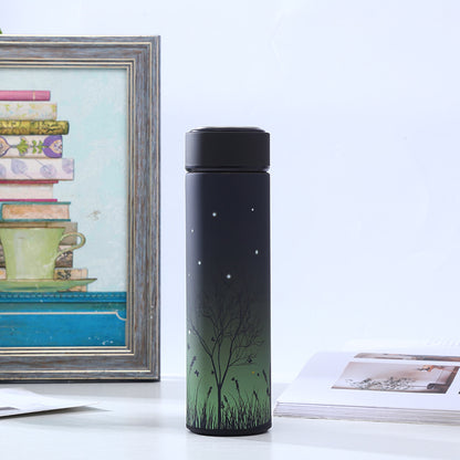 Stainless Steel Insulated Water Bottle with Cartoon Design