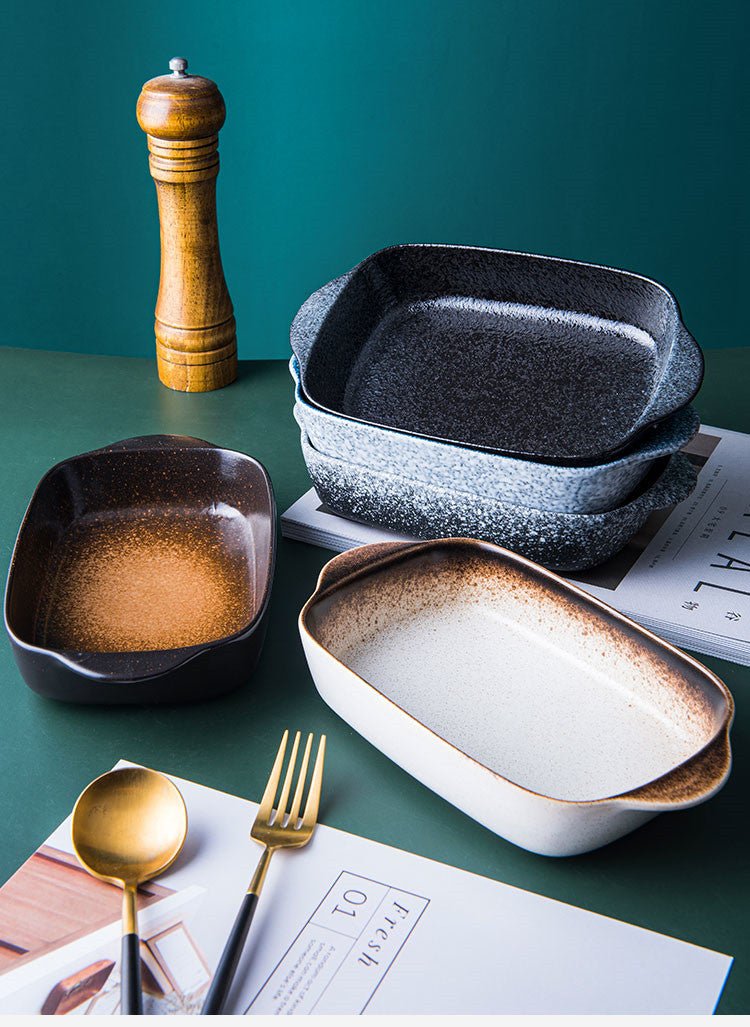 Cheese Baked Rice Baking Bowl Plate - AriaCo.
