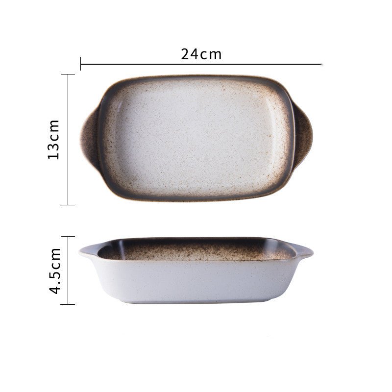 Cheese Baked Rice Baking Bowl Plate - AriaCo.