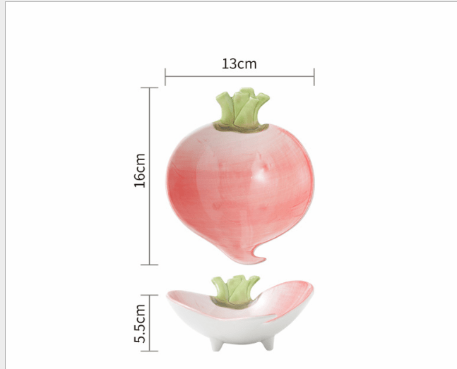 Cute Japanese Ceramic Snack Plates for Home Use - AriaCo.