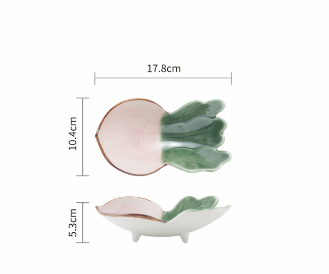 Cute Japanese Ceramic Snack Plates for Home Use - AriaCo.
