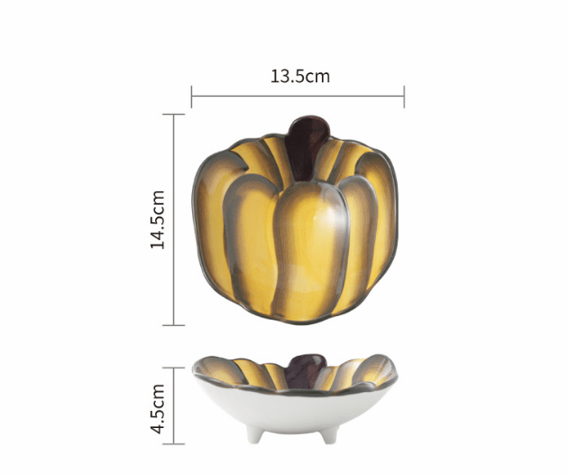 Cute Japanese Ceramic Snack Plates for Home Use - AriaCo.
