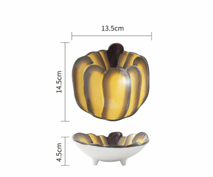 Cute Japanese Ceramic Snack Plates for Home Use - AriaCo.