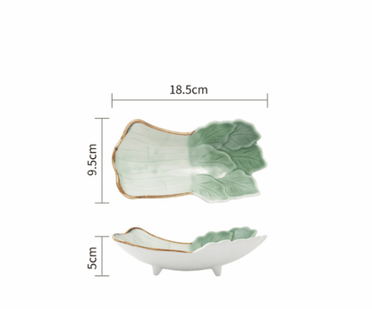 Cute Japanese Ceramic Snack Plates for Home Use - AriaCo.