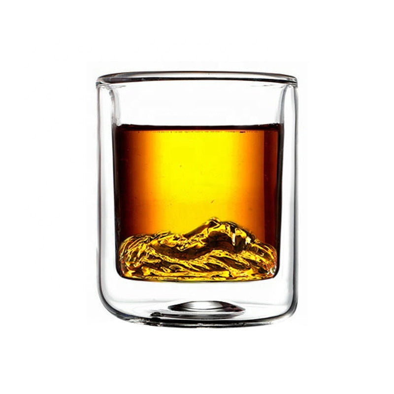 Creative Double-Layer Borosilicate Glass Mug