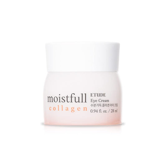 ETUDE Moistfull Collagen Eye Cream 28ml(0.94 fl.oz) (21AD) | Skin Care Facial Moisturizing Night Eye Cream | Hydrating Collagen Eye Cream | Korean Skin Care Kbeauty Perfect for Gift - AriaCo.
