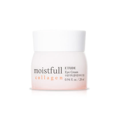ETUDE Moistfull Collagen Eye Cream 28ml(0.94 fl.oz) (21AD) | Skin Care Facial Moisturizing Night Eye Cream | Hydrating Collagen Eye Cream | Korean Skin Care Kbeauty Perfect for Gift - AriaCo.
