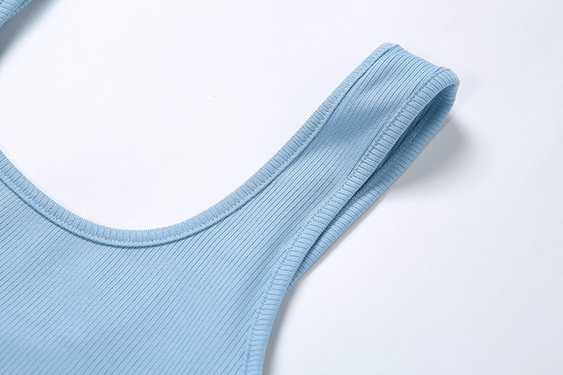 High - Waisted Athletic Bodysuit Shorts for Women - AriaCo.