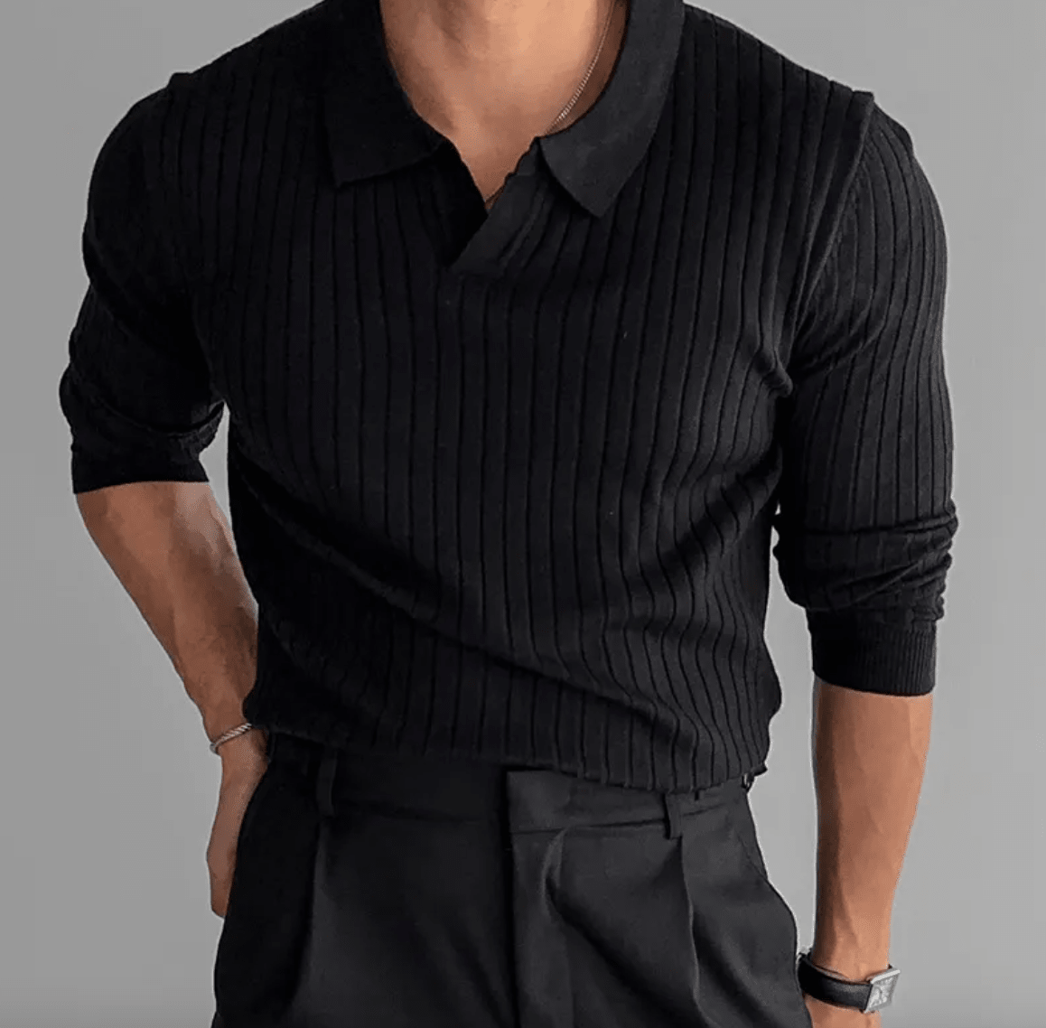 Korean Style High-Sense Men's T-shirt - AriaCo.