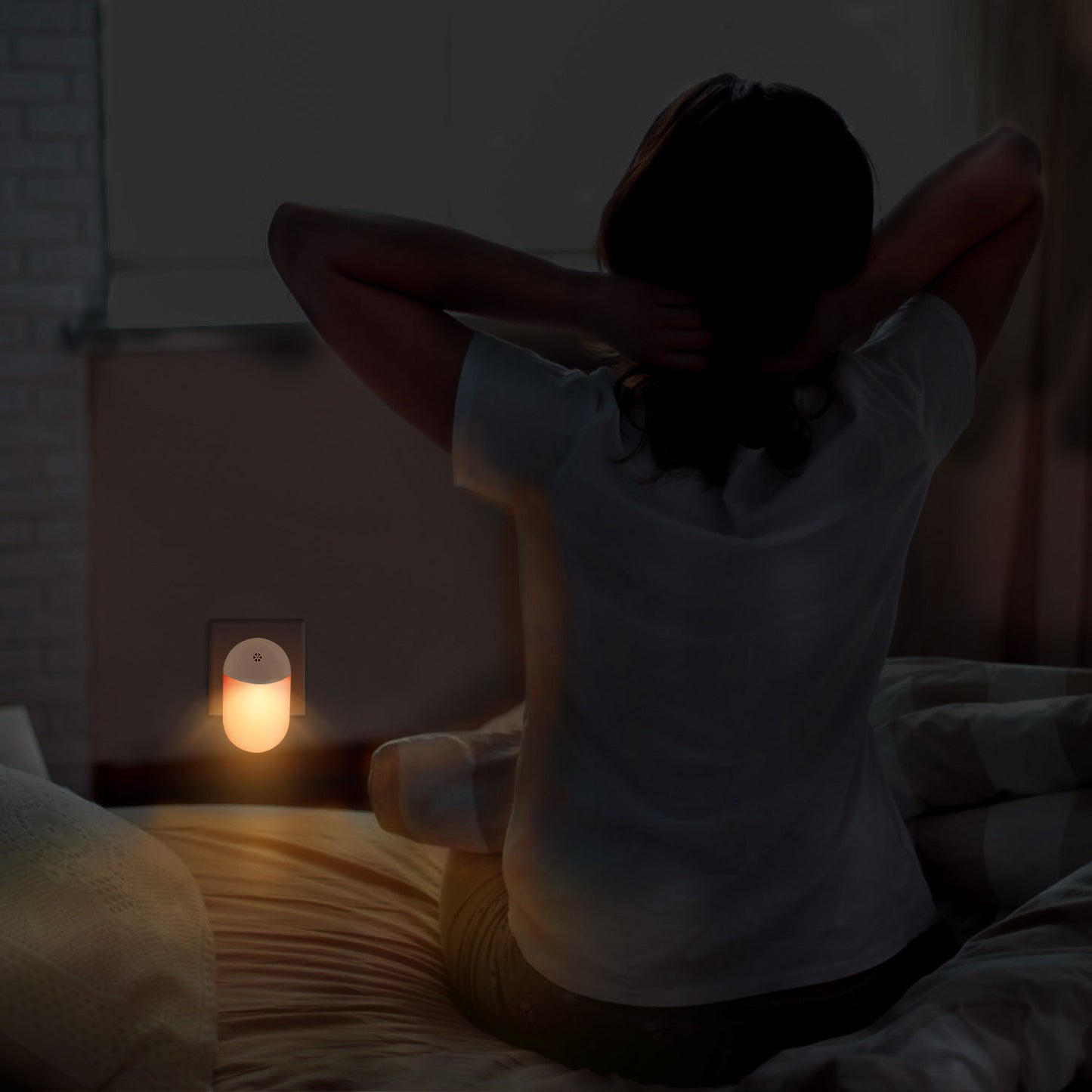LED Wall Light with Plug-in and Light Control Night Light - AriaCo.