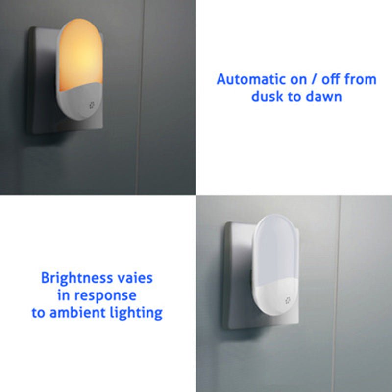 LED Wall Light with Plug - in and Light Control Night Light - AriaCo.