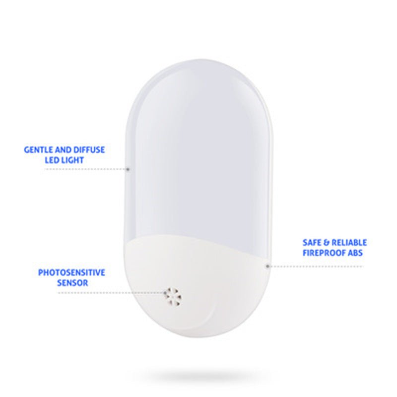 LED Wall Light with Plug - in and Light Control Night Light - AriaCo.