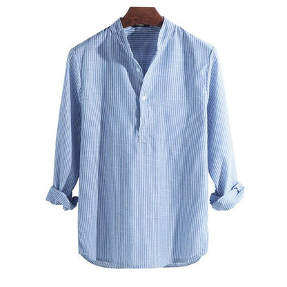 Men's Fashionable Slim Fit Casual Cotton Shirts - AriaCo.
