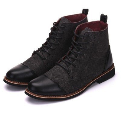 Men's Leather Martin Boots - AriaCo.