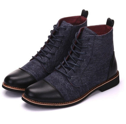 Men's Leather Martin Boots - AriaCo.