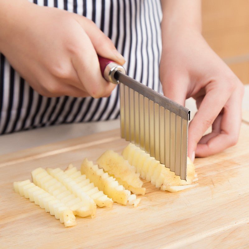 Multi-Functional Stainless Steel Wavy Knife for Vegetables - AriaCo.