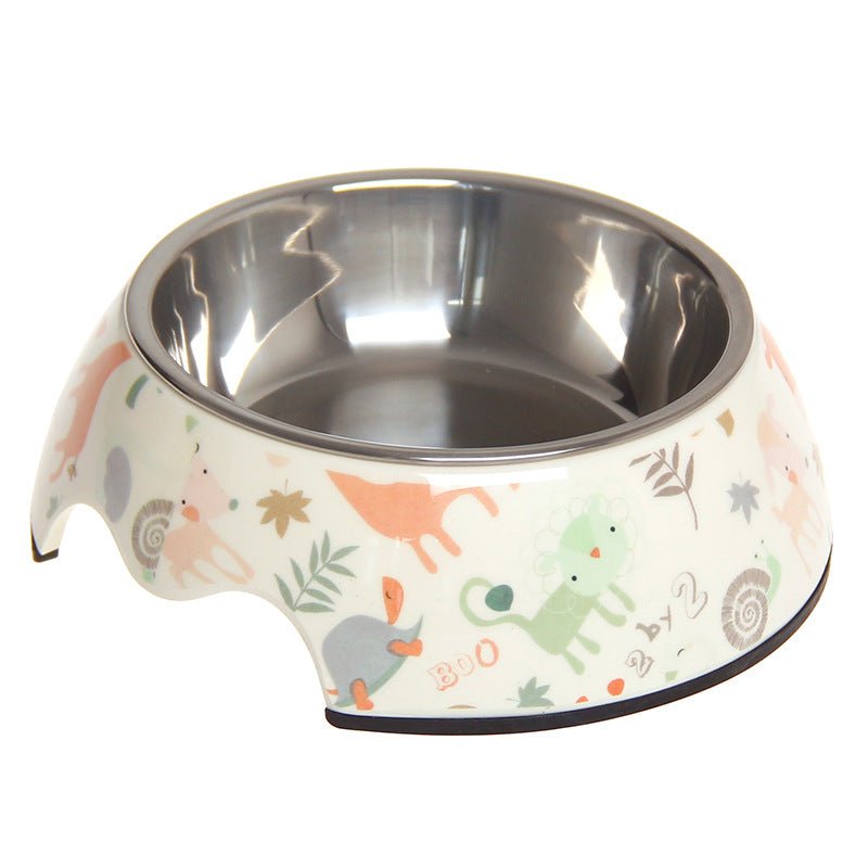 Non-Slip Dual-Use Stainless Steel Pet Bowl - AriaCo.