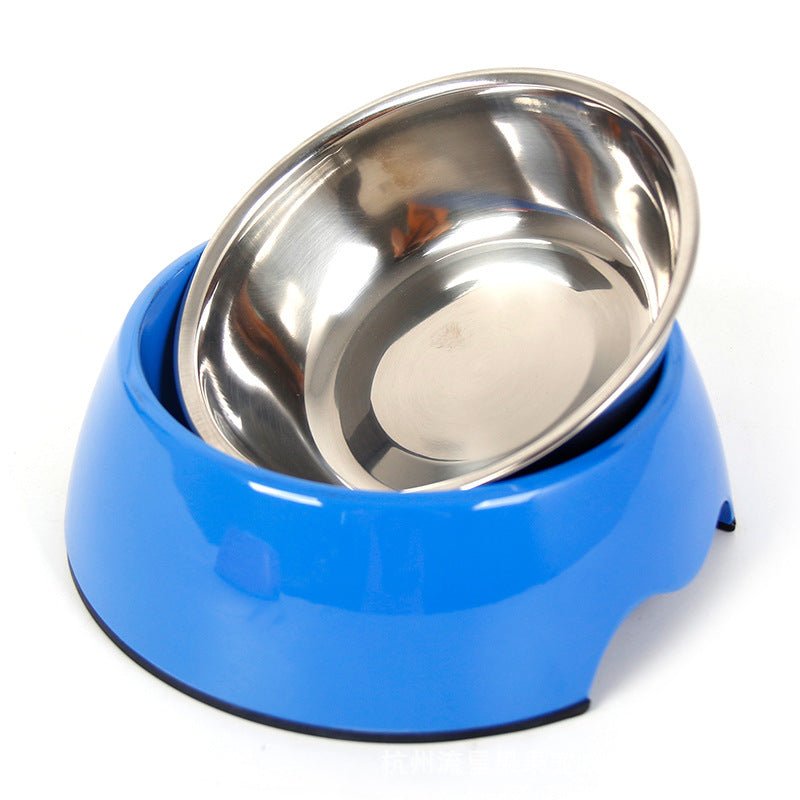Non-Slip Dual-Use Stainless Steel Pet Bowl - AriaCo.