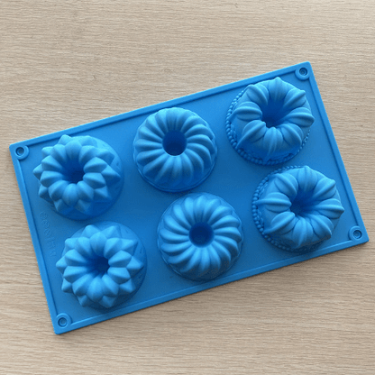 Silicone 6 - Cavity Angel Hollow Cake and Donut Molds - AriaCo.
