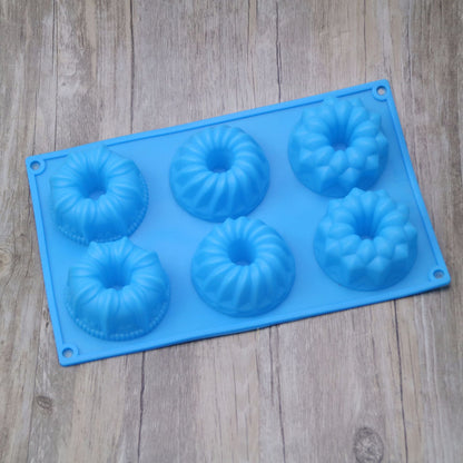Silicone 6 - Cavity Angel Hollow Cake and Donut Molds - AriaCo.