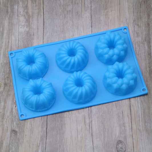 Silicone 6 - Cavity Angel Hollow Cake and Donut Molds - AriaCo.