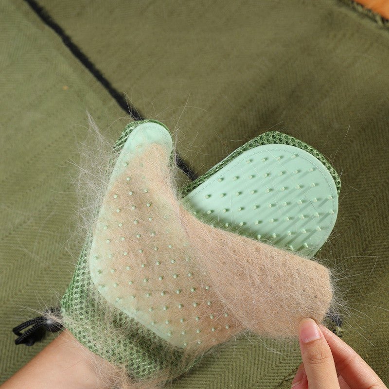 Silicone Massage Gloves and Pet Hair Removal Brushes - AriaCo.