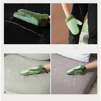 Silicone Massage Gloves and Pet Hair Removal Brushes - AriaCo.