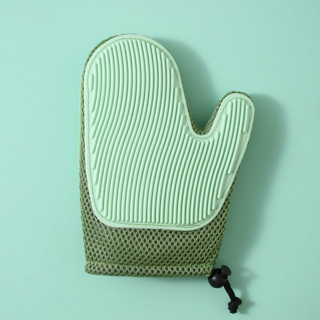Silicone Massage Gloves and Pet Hair Removal Brushes - AriaCo.