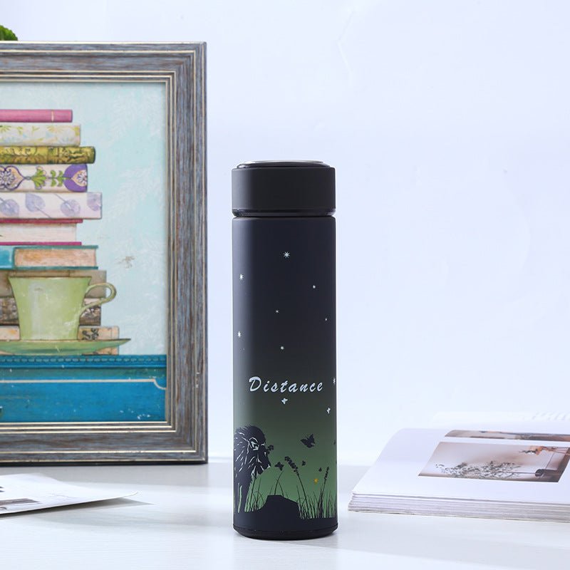 Stainless Steel Insulated Water Bottle with Cartoon Design - AriaCo.