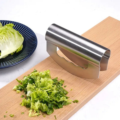 Stainless Steel Vegetable Chopper with Blade Protector - AriaCo.