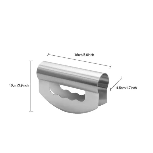 Stainless Steel Vegetable Chopper with Blade Protector - AriaCo.