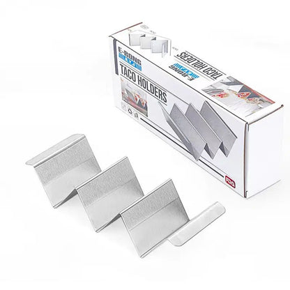Stainless Steel W-Shaped Taco and Pancake Holder (1 pc) - AriaCo.