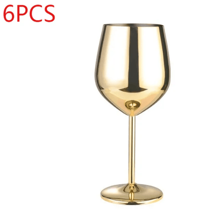 Stainless Steel Wine Glass - AriaCo.