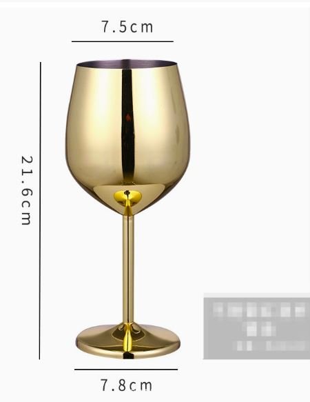 Stainless Steel Wine Glass - AriaCo.