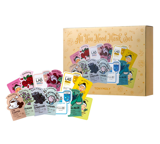 TONYMOLY All You Need Mask Set Radiance elasticity hydration and pore care Professional Skin Care - AriaCo.