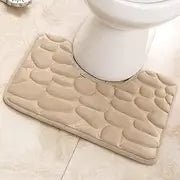 U-shaped Memory Foam Bath Mat, Super Absorbent & Non-Slip - AriaCo.