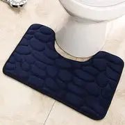 U-shaped Memory Foam Bath Mat, Super Absorbent & Non-Slip - AriaCo.